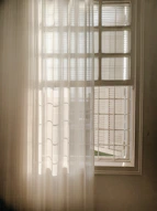white curtain