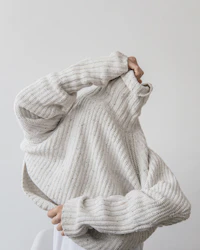 Ribbed Knit Sweater