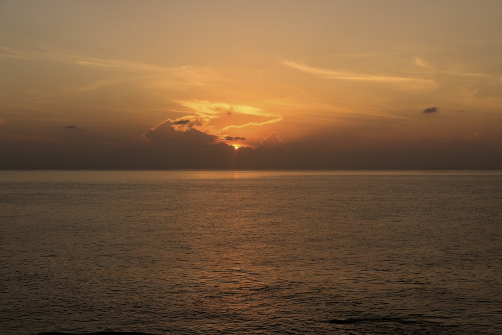 golden hour at sea