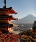 temple near trees during day