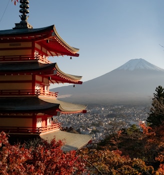 temple near trees during day