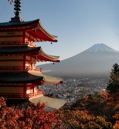 temple near trees during day