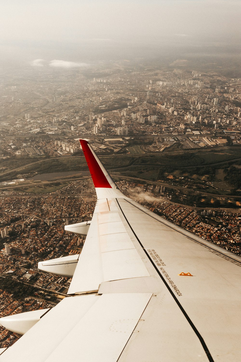 aerial photo of city