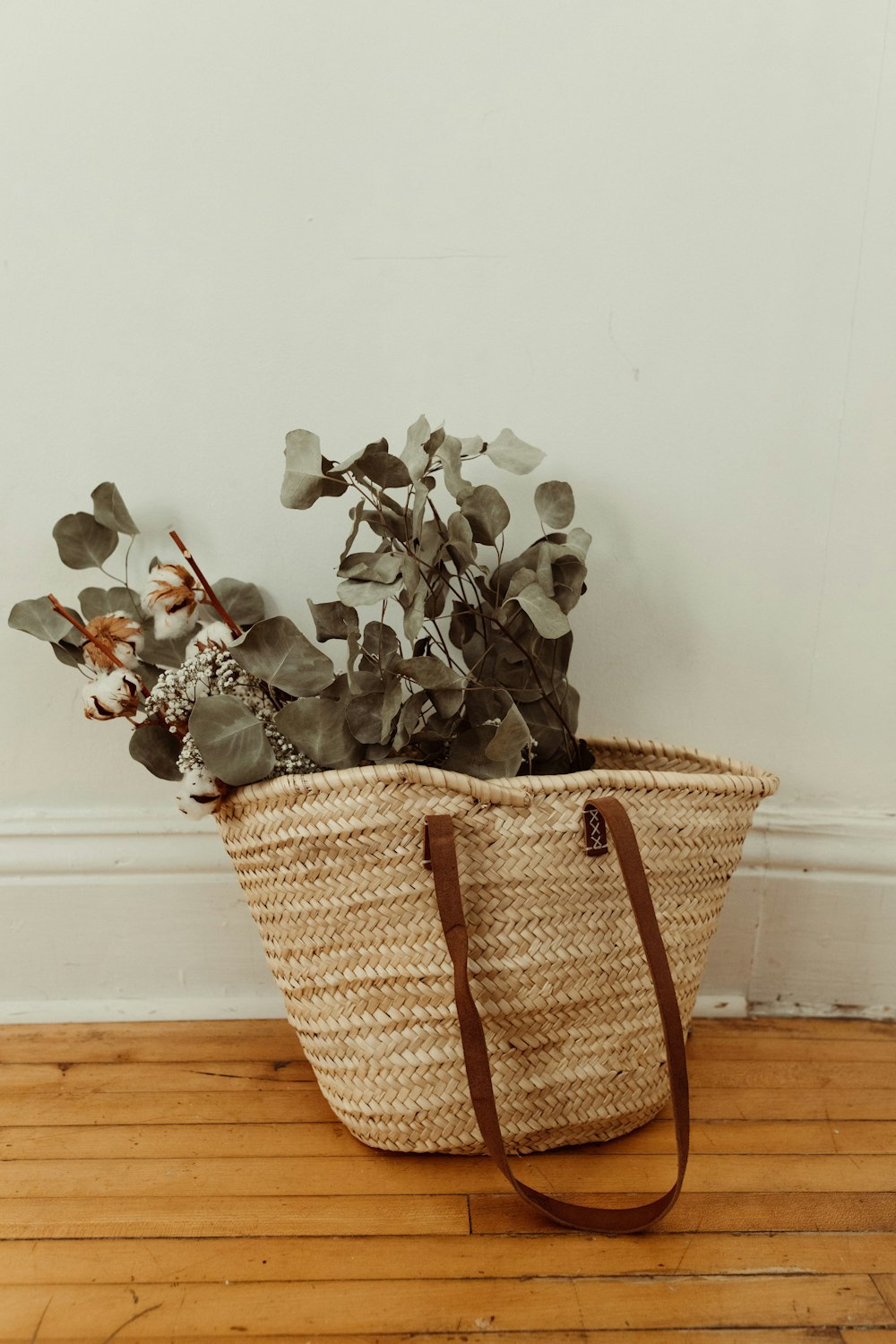 beige and brown tote bag