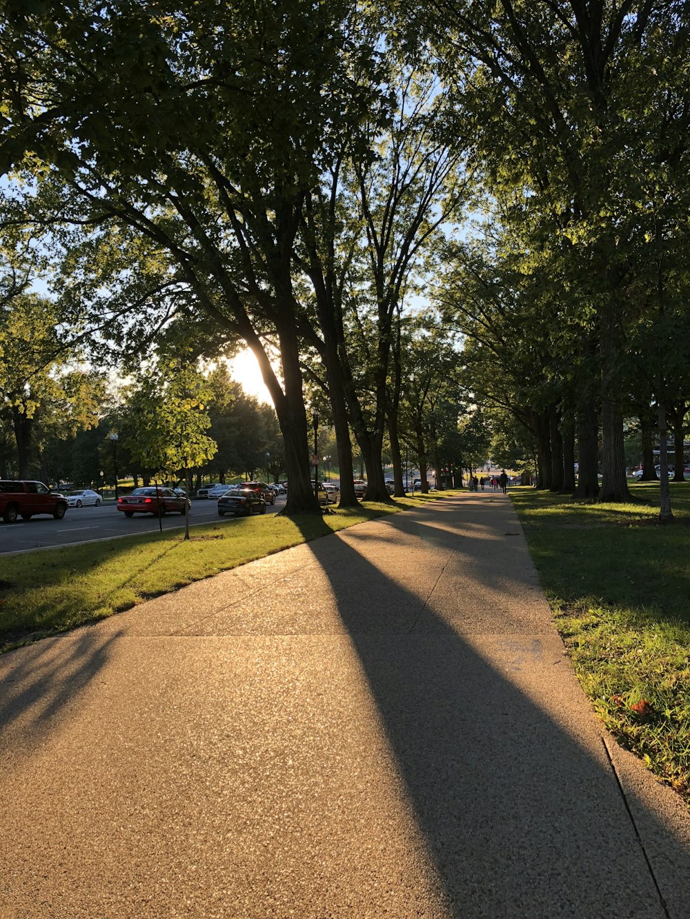 Graue Betonstraße