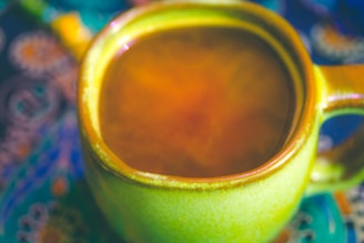 Close-up of a custom printed cup with vibrant colors and detailed design.