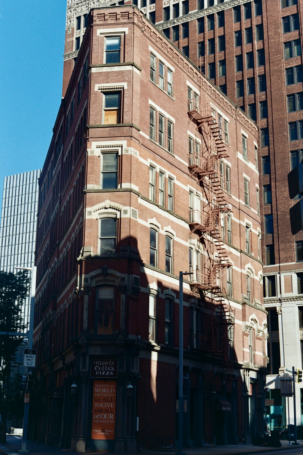 brown building