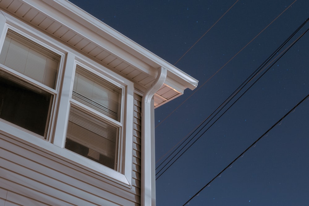 low angle photo of wooden house