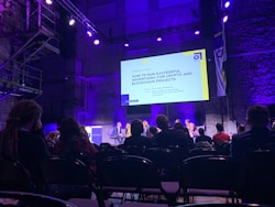 A vibrant community meetup with members sharing their crypto journeys and insights.