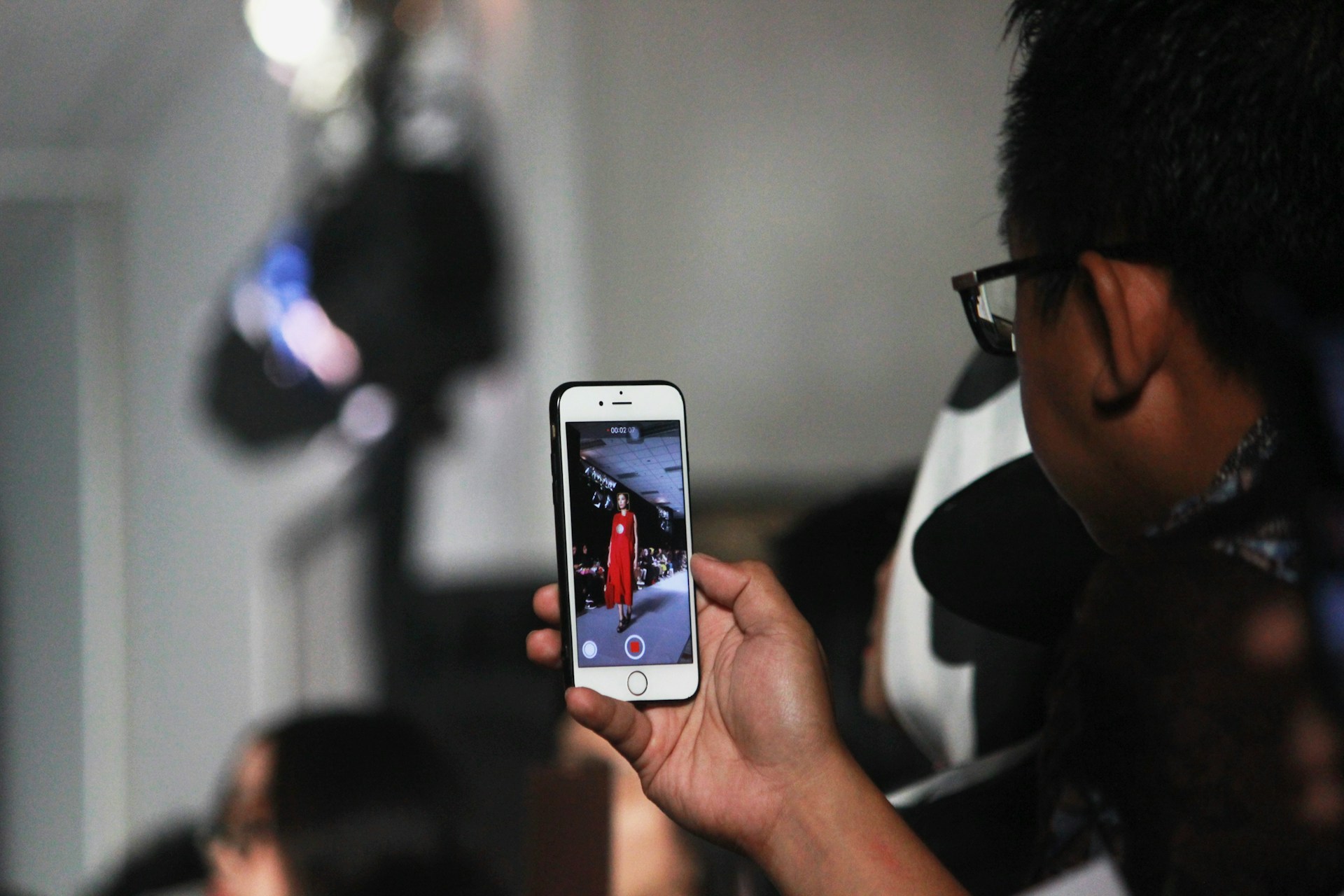 man holding smartphone