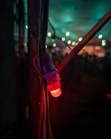 Close-up of a smart LED lighting system installed in an office space.