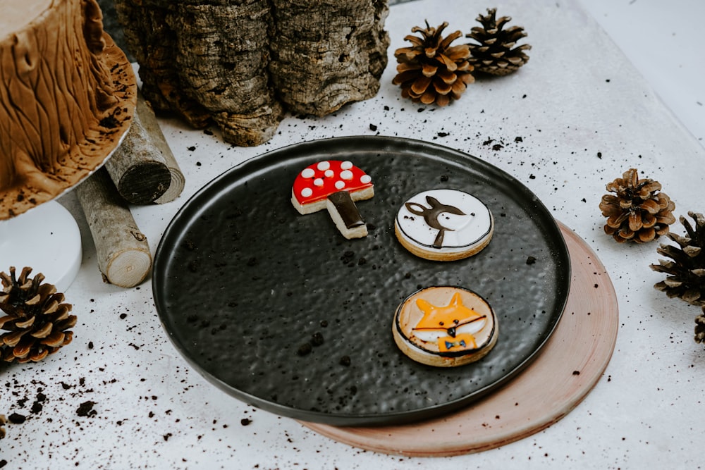 cookies on pan