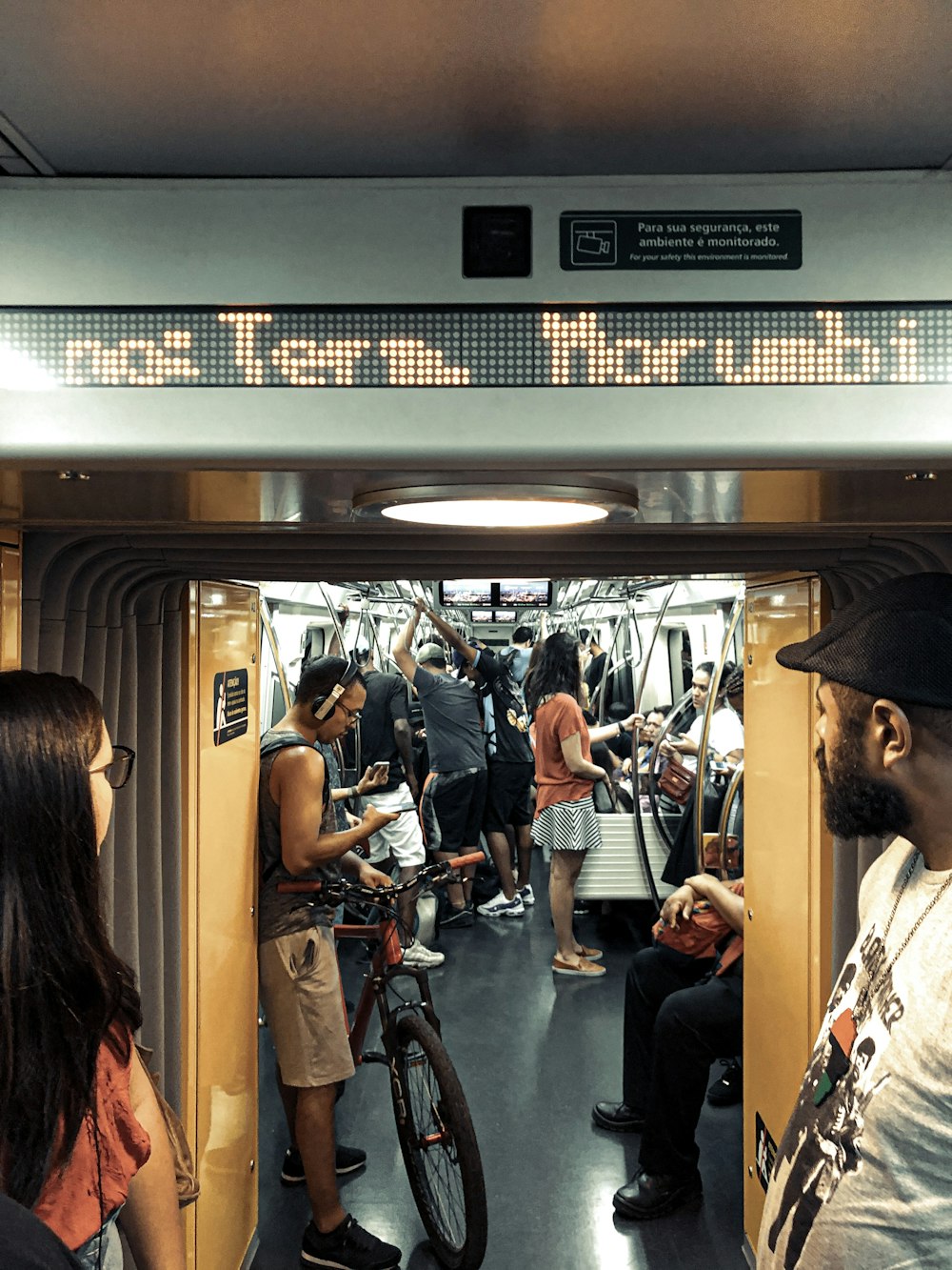 people inside train