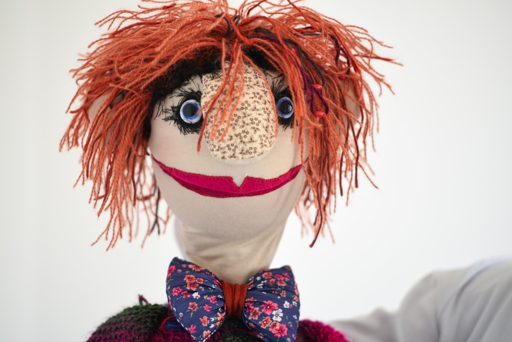 closeup photo of puppet