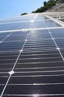 blue solar panels