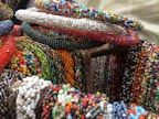 hanged beaded necklaces