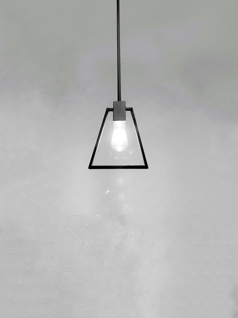 gray pendant lamp
