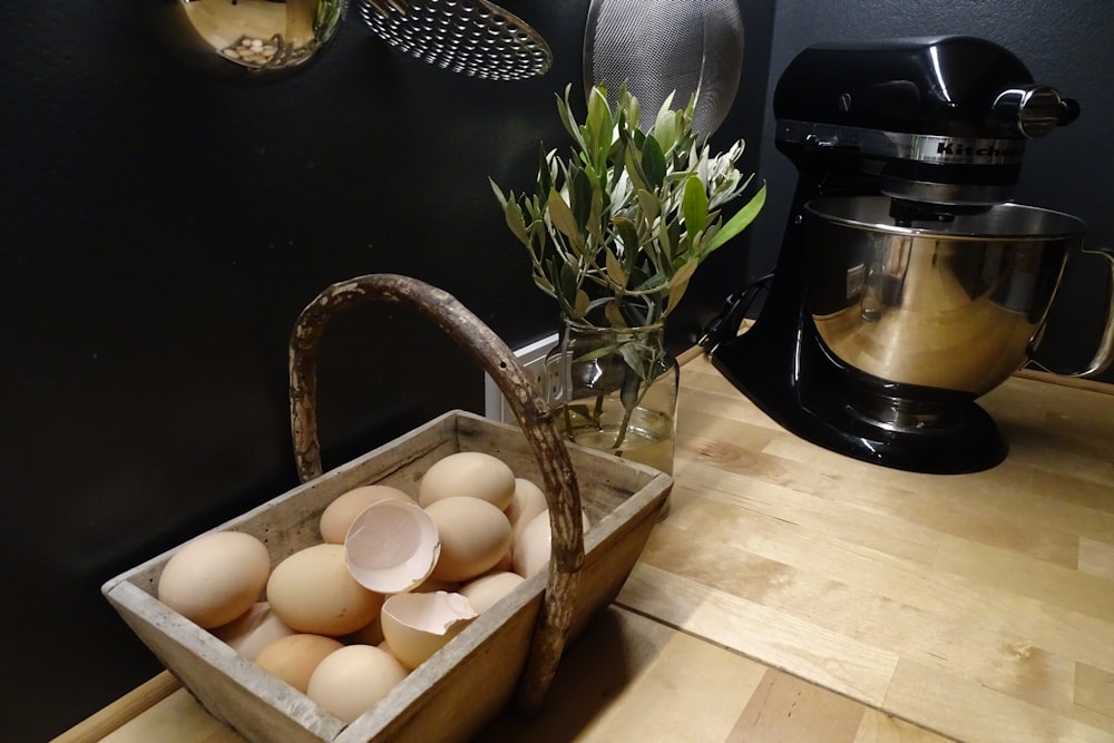 basket of eggs