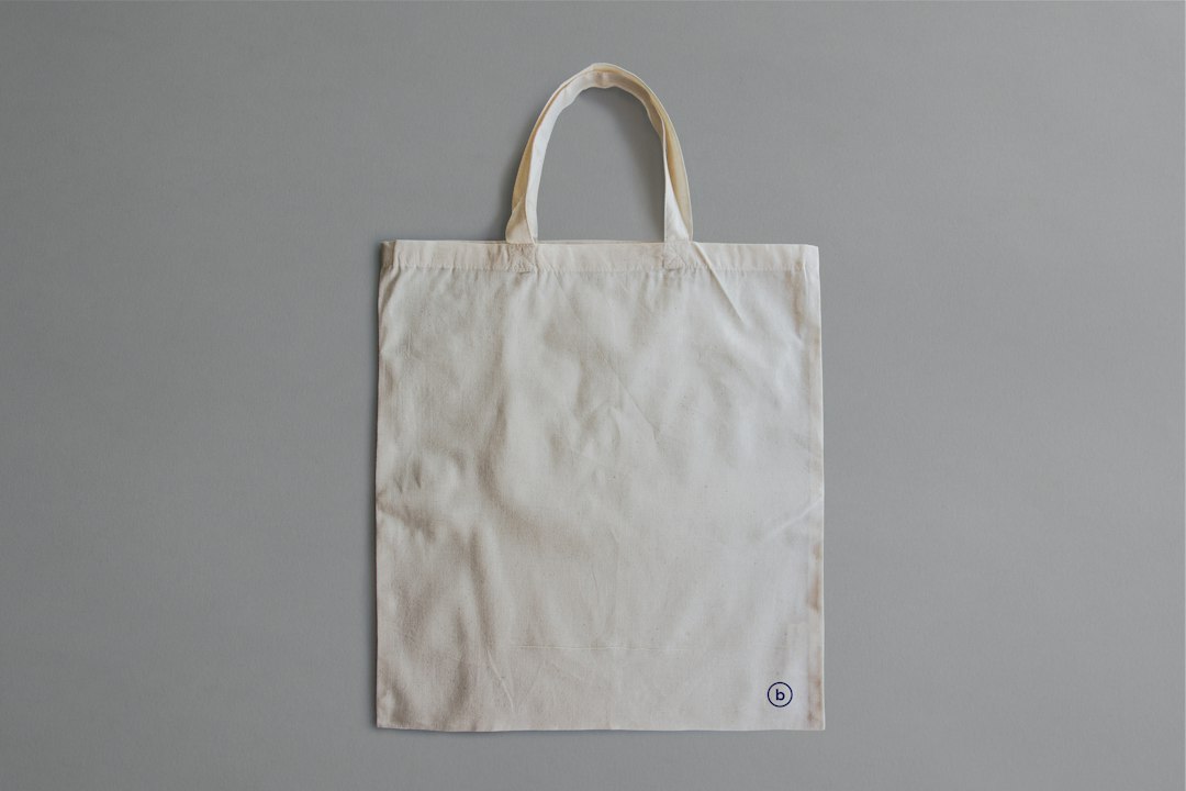 canvas logo tote