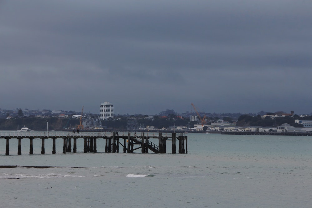 brown wooden dock during daytime