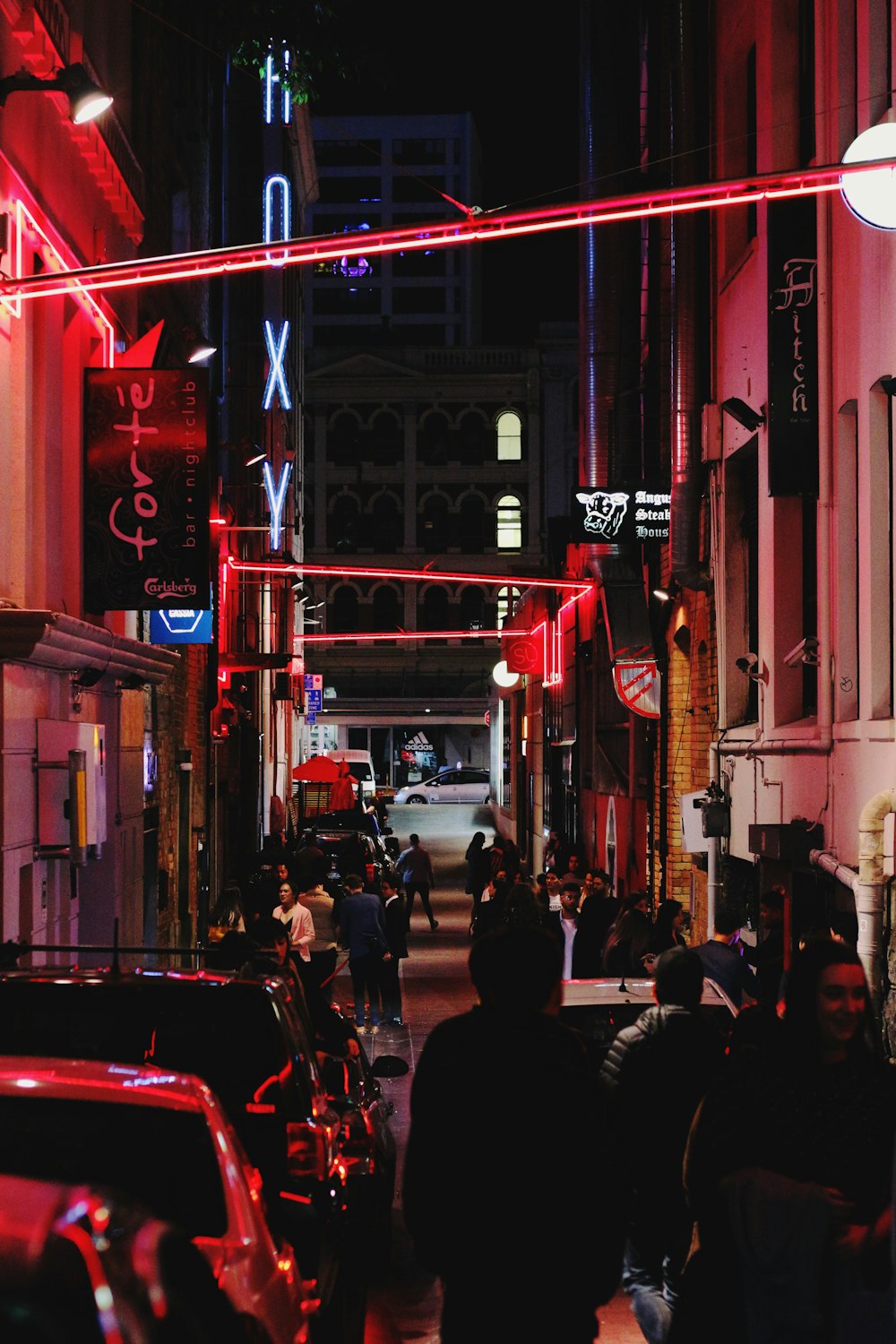 people walking on street