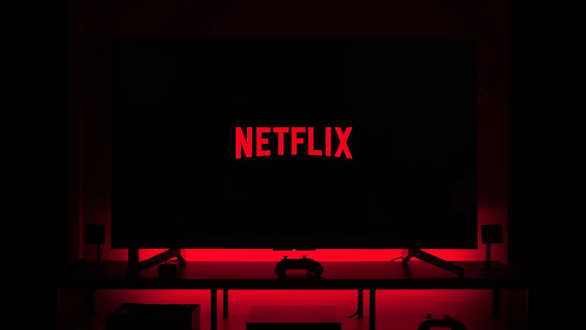 Netflix streaming screen representing modern digital entertainment services