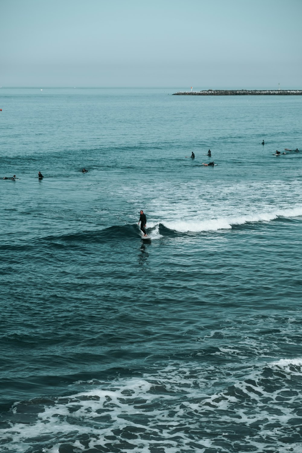 people in ocean during daytime