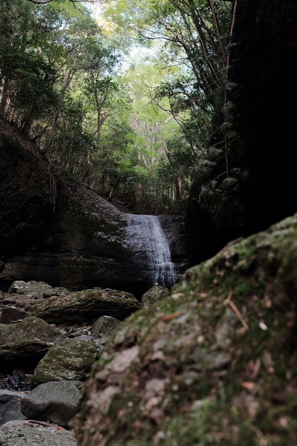 photography of waterfalls during daytime