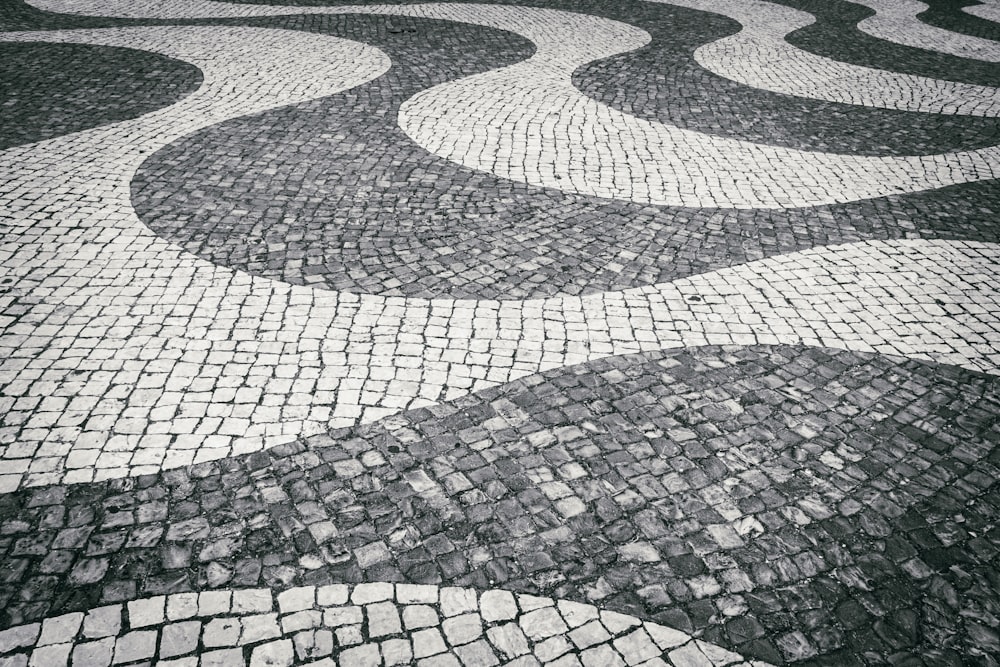 white and gray floor tiles