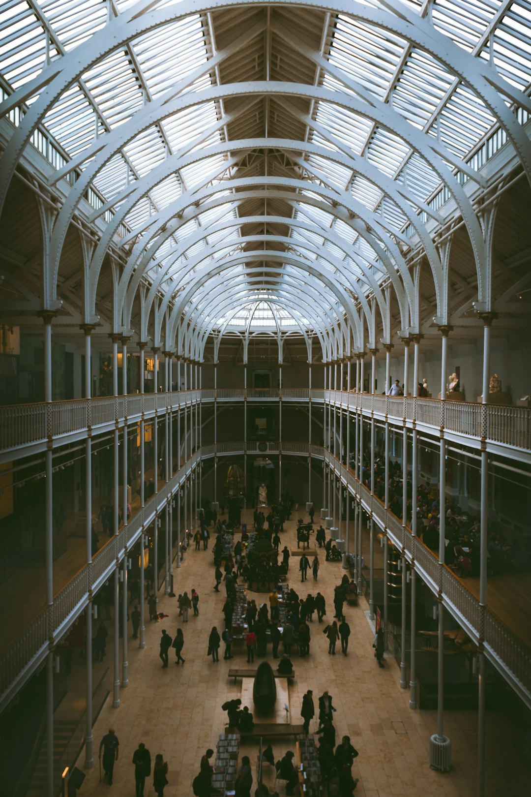 people inside building