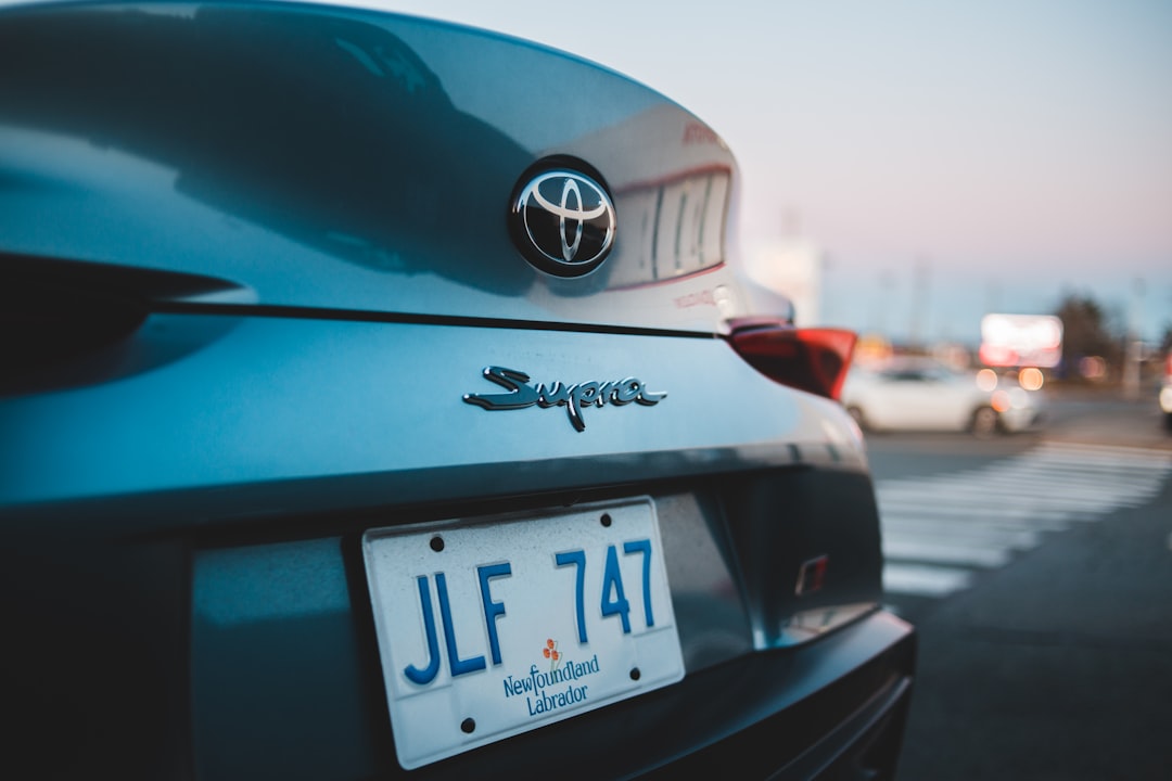 grey Toyota Supra