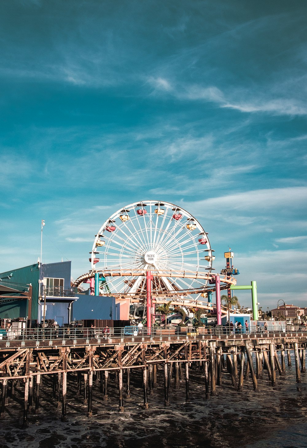 white Ferris wheel