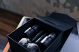 A stylish salon with branded supply boxes ready for delivery, reflecting care and professionalism.