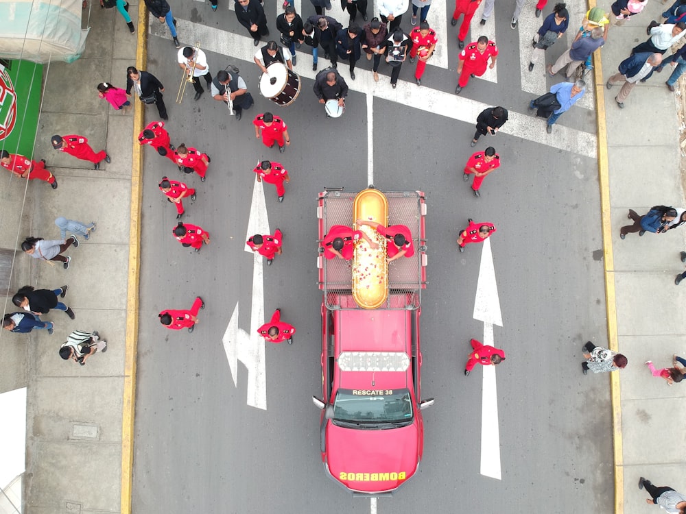 Camioneta roja