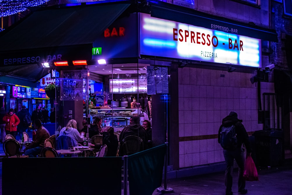 Espresso LED signage