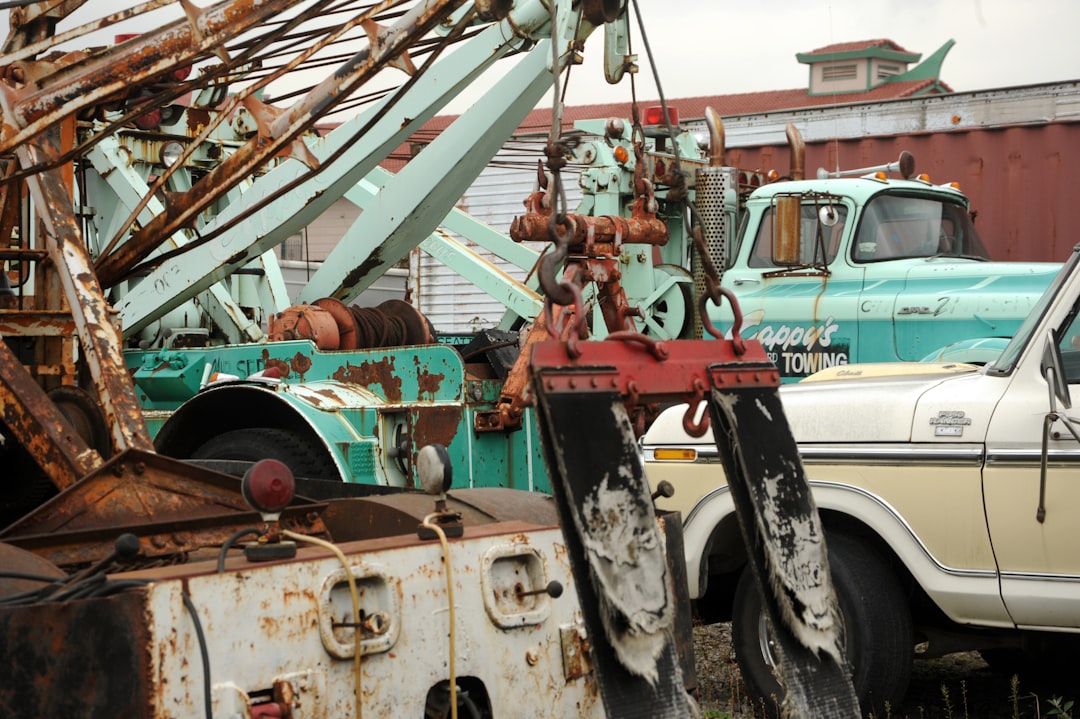Cappy's towing, tow trucks, rust, vehicles, Ballard, Seattle, Washington, USA