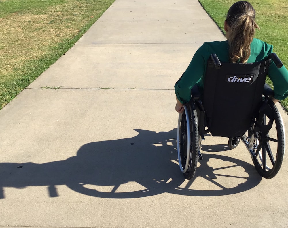 woman in wheelchair