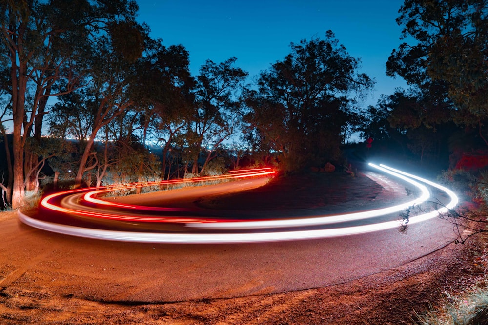 long-exposure of light