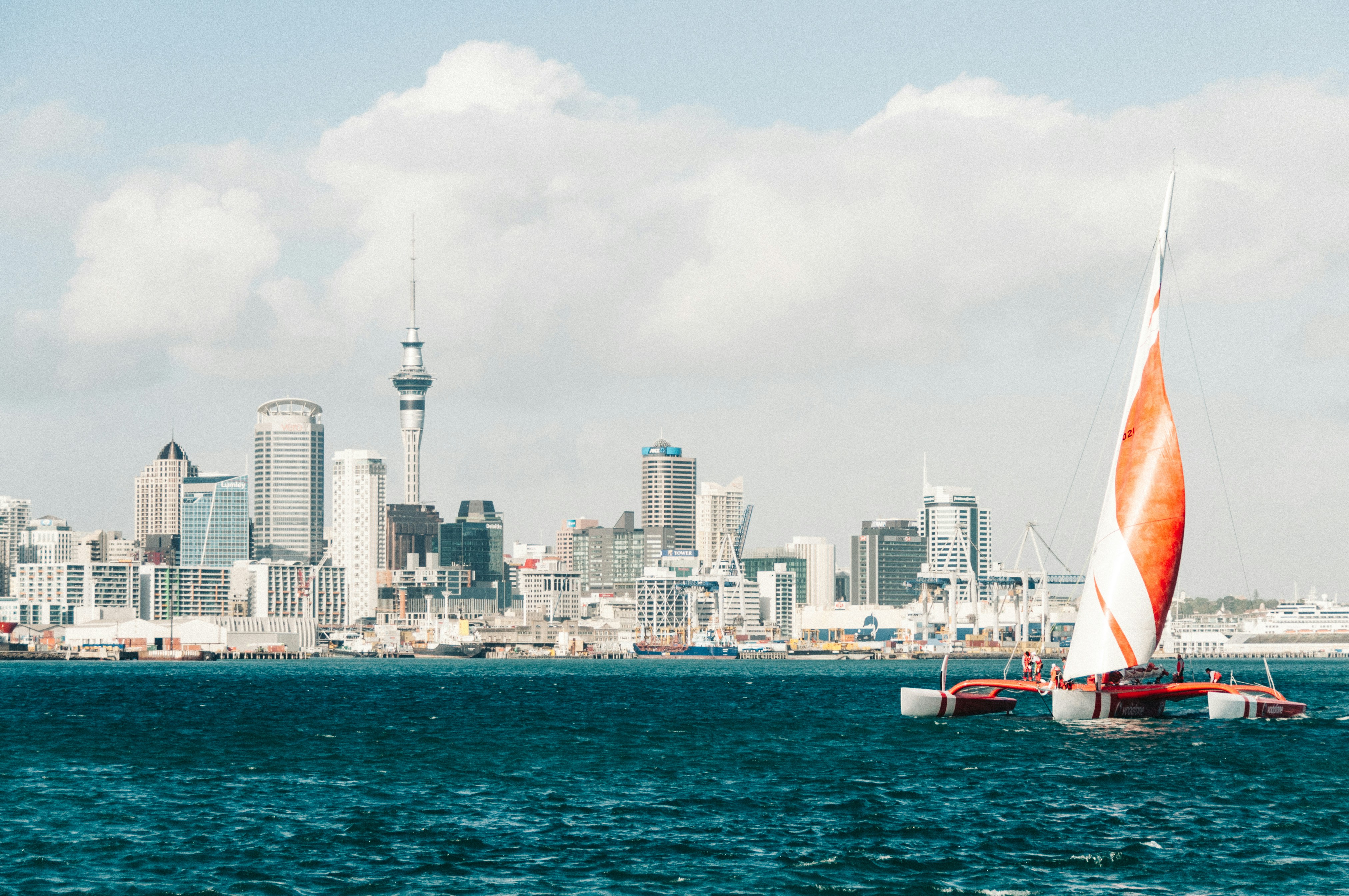 white and brown sailboat during daytime