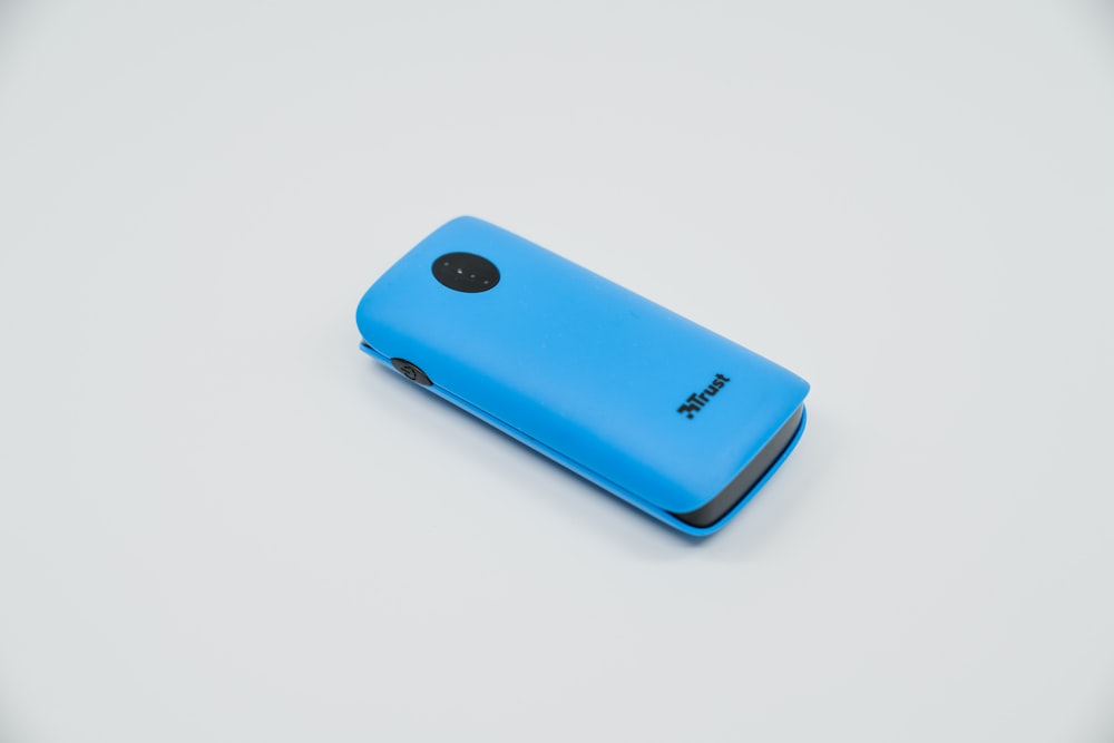 blue smartphone