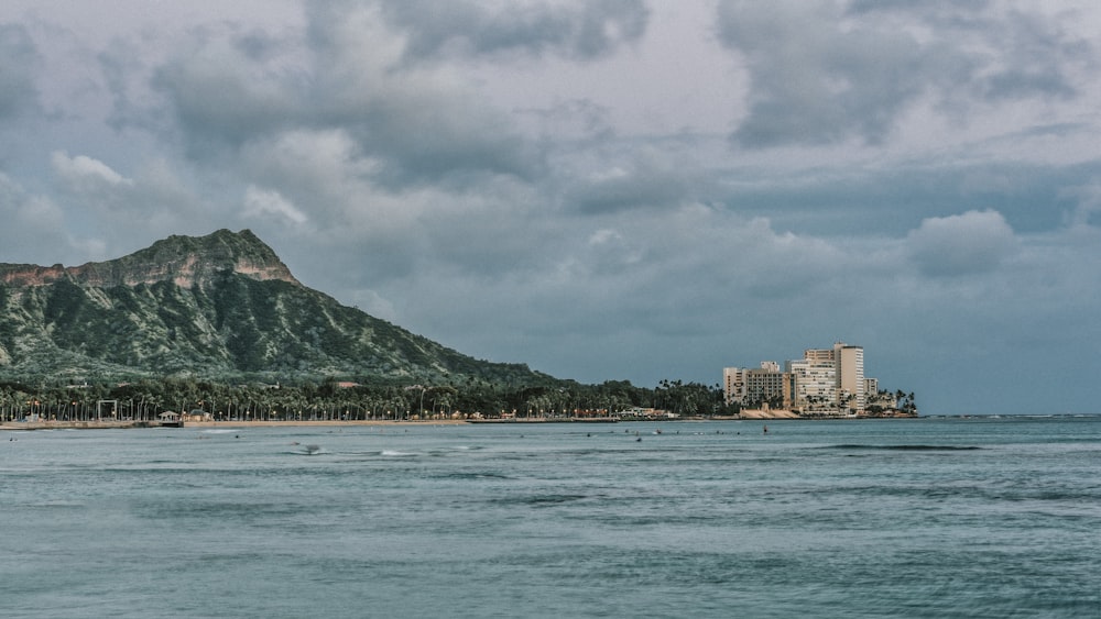 body of water and island