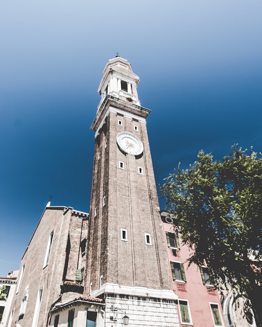 low-angle photo of brown high-rise building in Galleria Giorgio Franchetti alla Ca' d'Oro Italy