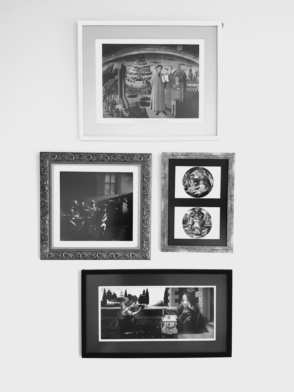 four photo frames