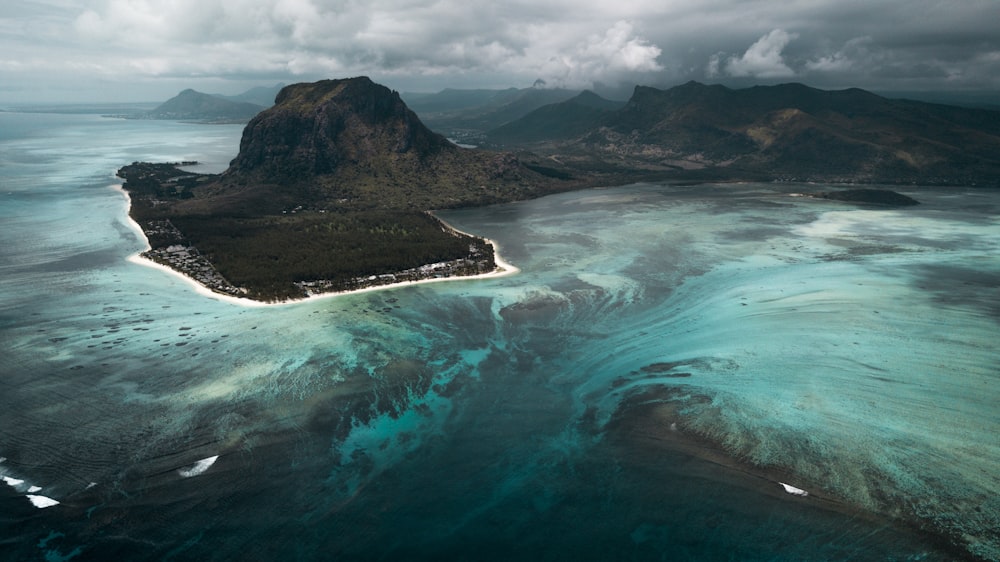 body of water and island