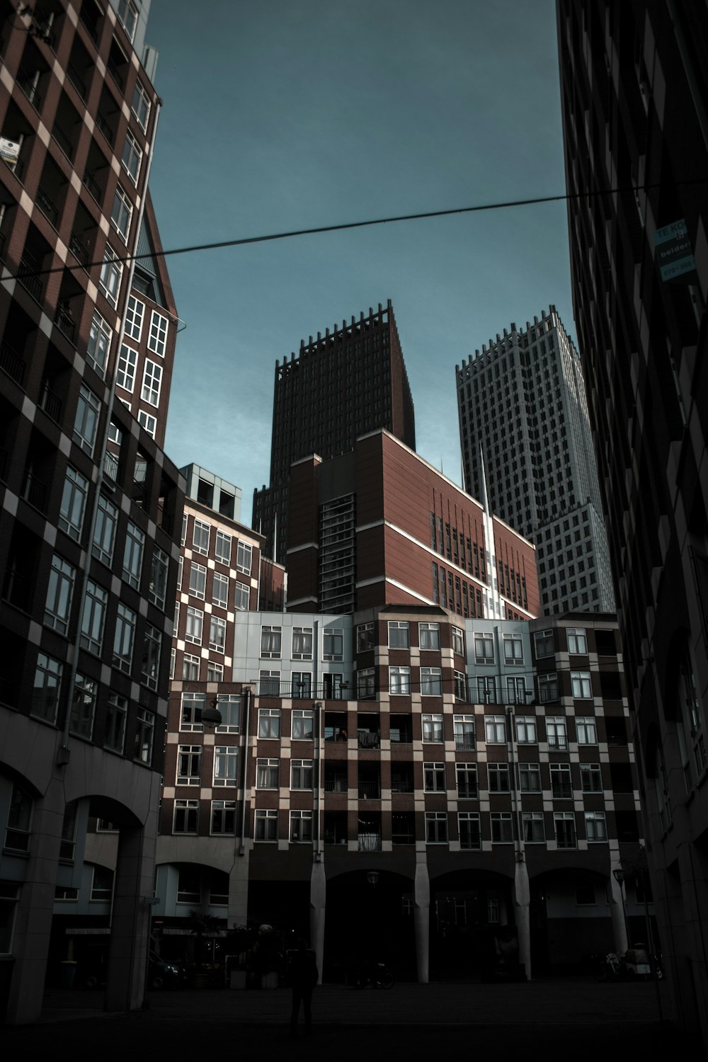 brown and white concrete building