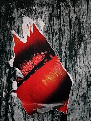 Detailed shot of a screen-printed poster with vibrant inks.