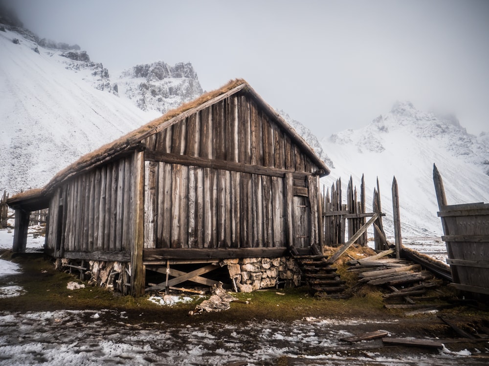 brown wooden house