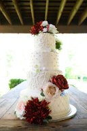 white 4-tier cake