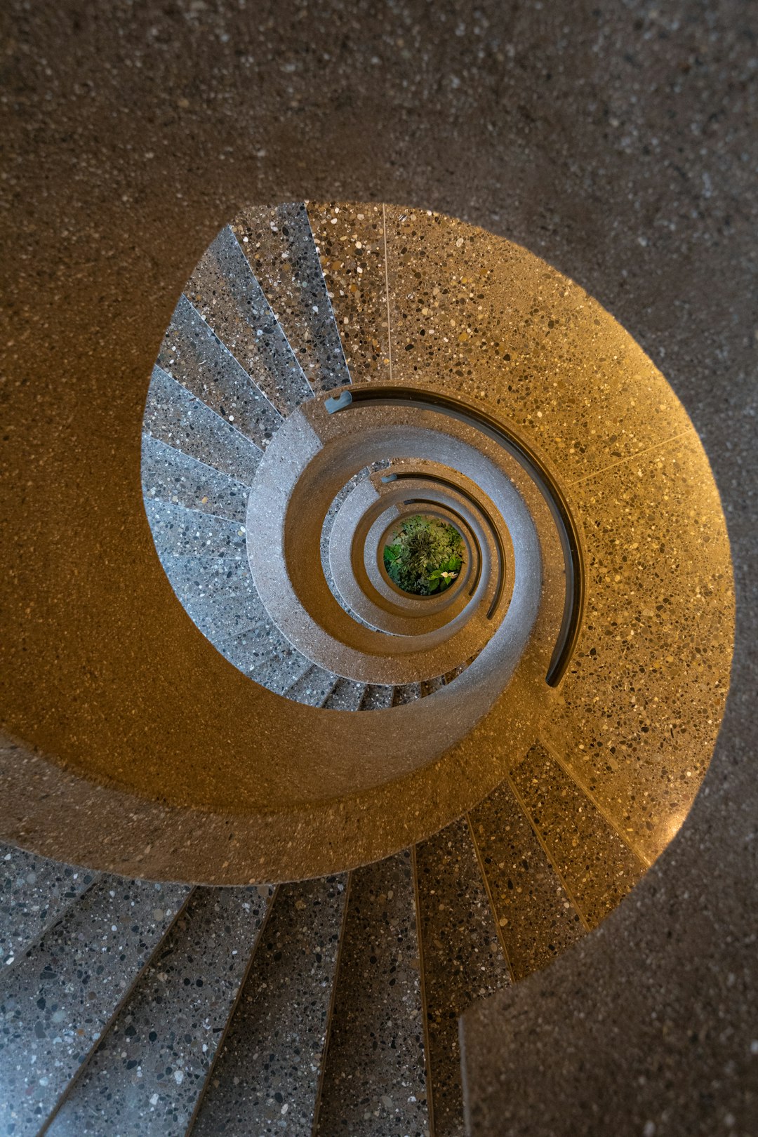 spiral concrete stairs