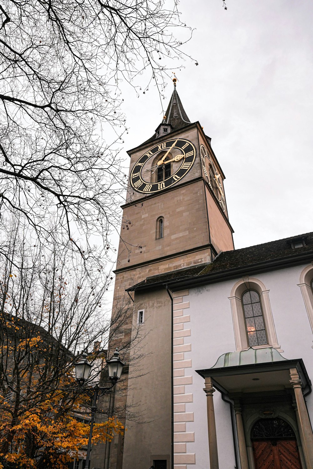 brown and gray clock tower